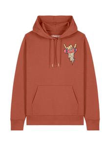 Толстовка Watapparel Skateboard, каштаново-коричневый