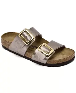 Женские сандалии Sydney Luxe с пряжкой Birko-Flor от Finish Line Birkenstock, коричневый