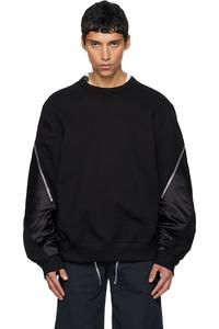 Контрастная толстовка Dries Van Noten, черный