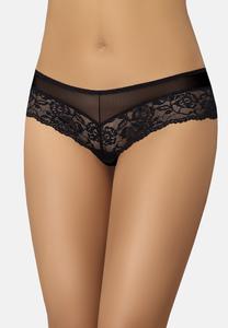 Трусы Teyli Brasilianische mit floraler Spitze Kate, черный
