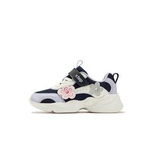 Нескользящие износостойкие низкие детские кроссовки для повседневной носки для детей от 3 до 7 лет XTEP, белый/черный