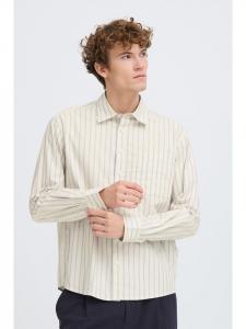 CASUAL FRIDAY Рубашка с длинными рукавами CFZan бежевого цвета