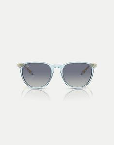 Солнцезащитные очки Ray-Ban Erika Classic Phantos с серыми линзами прозрачного светло-голубого цвета
