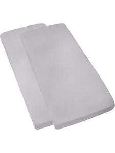 Erwin Müller Комплект из 2 детских простыней из трикотажа, цвет Мурнау, серый