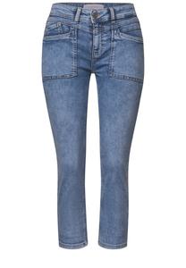 Узкие джинсы STREET ONE, светло-голубой