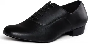 Мужские бальные туфли DWBH из кожи с шнуровкой для латинских танцев, сальсы, вальса и танго