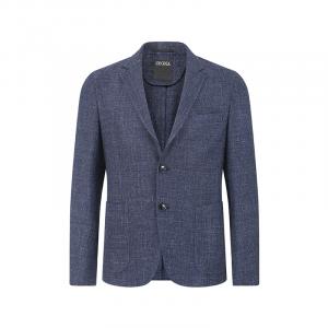 Ermenegildo Zegna Джаккардовый пиджак Zegna, Dark Blue