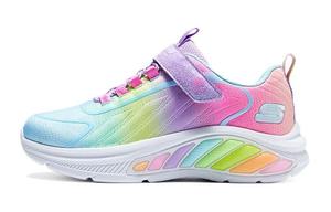 Детские кроссовки GS Low-top Oxygen Purple/Lemon Chiffon/Ice Peach/Black Skechers, фиолетовый