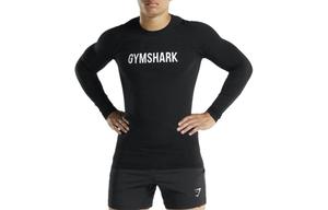 Футболка мужская черная GYMSHARK