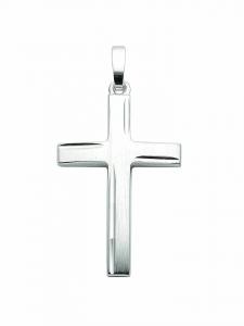 Adeliás Подвеска в виде креста из серебра 925 пробы для женщин и мужчин
