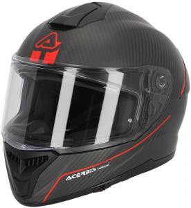 Шлем Acerbis tarmak 2024, Black Matt/Red