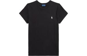 Футболка поло с вышивкой пони Ralph Lauren, черная