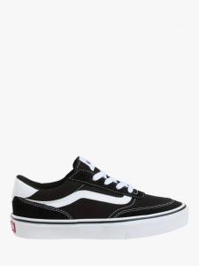 Детские кроссовки Brooklyn на шнуровке Vans, Black/White