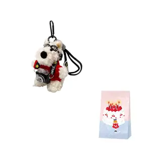 Очаровательный брелок West Highland Dolls плюшевый высота 12см Dolls and bears dance, красный