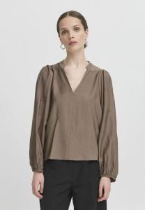 Блуза IXWILMA ICHI, коричневый