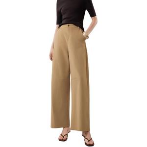 Повседневные брюки женские Moderate Straight Fit ELLE, хаки