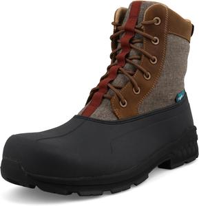 Ботинки Twisted X Men's 8 с шнуровкой, резиновая подошва, круглый носок, Nano Toe, черный