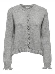 Кардиган JDY, светло-серый меланж