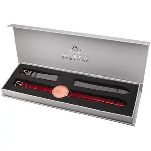 AS8206 Повседневные часы в круглом корпусе August Steiner, розовое золото