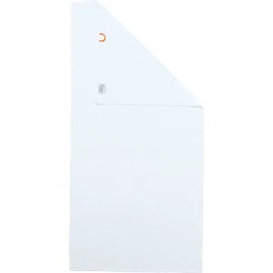 Полотенце для душа Croco с высоко-низким переплетением в стиле крокодила Done., белый