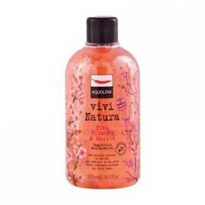 AQUOLINA Vivi Natura Гель для душа с розовыми цветами и карите 500 мл