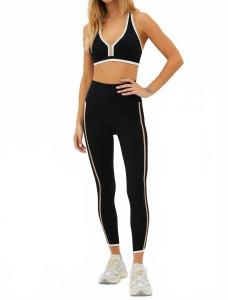 Леггинсы Nella с высокой талией в цвете «песочная ракушка» Beach Riot, Sandshell Colorblock