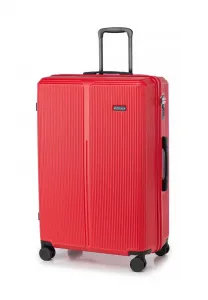 Большой чемодан на колесах с кодовым замком Wittchen, Red