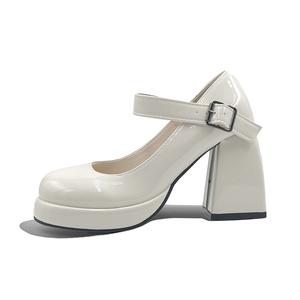 Туфли Мэри Джейн для женщин A poinsettia princess, Ecru