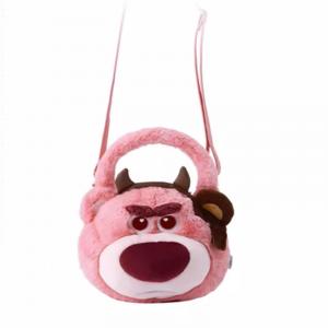 Disney Кроссбод из ткани серии "Медведь с клубникой" унисекс розовый