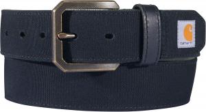 Carhartt Men's Casual Rugged Duck Canvas Belts, Black