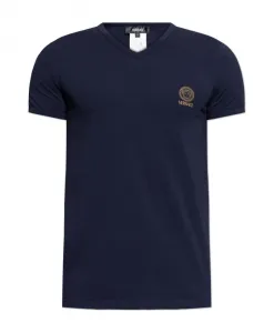 Нижнее белье-футболка с v-образным вырезом Versace, синий