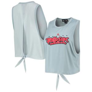 Женская голубая майка с завязками и открытой спиной The Wild Collective Boston Red Sox