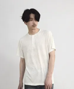 Футболка-поло с жаккардовым узором «елочка» Rattle Trap, цвет White