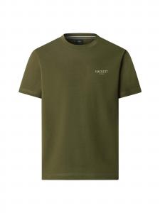 Hackett London Футболка Regular Fit 'Heritage Ess' в цвете Olive