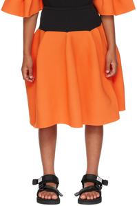 Kids Black & Orange Pottery Kid 1 Юбка CFCL