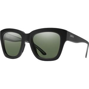 Солнцезащитные очки Smith Sway ChromaPop Polarized Smith, Matte Black/ChromaPop Polar Gray Green