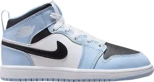 Кроссовки Air Jordan 1 Mid PS Ice Blue, синий