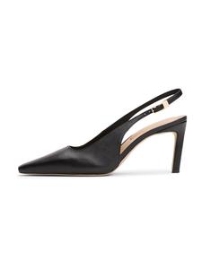 Туфли-лодочки с открытой пяткой TOMMY HILFIGER, Black