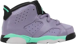 Кроссовки Air Jordan 6 Retro TD Iron Purple, серый