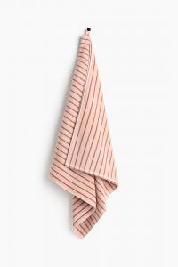 Банное полотенце H&M Striped, 70X140 см, розовый