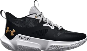 Кроссовки Under Armour Wmns Flow Breakthru 3 Black White Gold, черный
