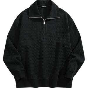 Свитшот мужской с молнией Jacquard PEACEBIRD MEN, raven 1