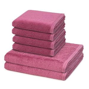 Vegan Life Набор полотенец Vossen (6 шт), 50x1x100 см цвет blackberry