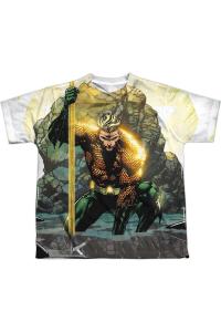 Футболка с коротким рукавом для детей "Лига справедливости Америки: Добро против зла" Gildan, белый