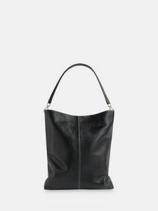 Сумка Kamil из кожи с контрастной строчкой Whistles, Black