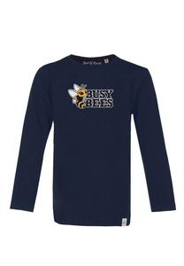 Лонгслив Band of Rascals Busy Bees Raglan, синий