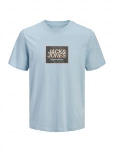 Jack & Jones Plus Футболка 'JJRain' в светло-голубом цвете