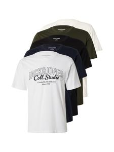 Футболка JACK & JONES JACK & JONES JJMAKOTO, Beige/Navy/Khaki/Black/White