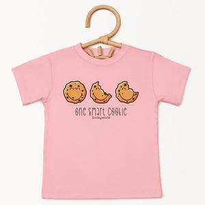 Smileyworld one smart cookie - футболка с принтом для малышей The Juniper Shop, Pink
