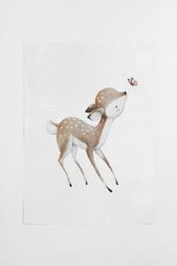 Плакаты с оленями Postery, 30x40 см, коричневый